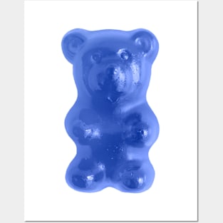 gummy bear (blue) Posters and Art